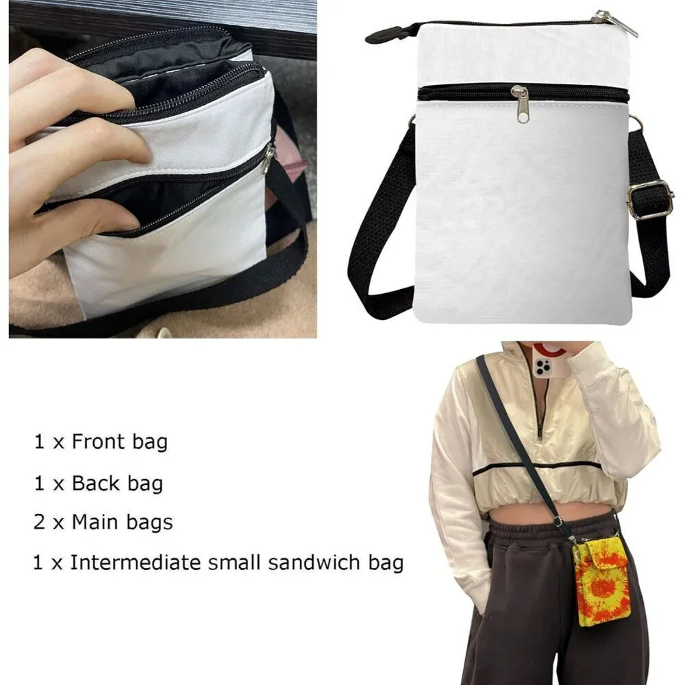 Canvas Crossbody Bags for Women Small Cellphone Purse Travel Cute Gift